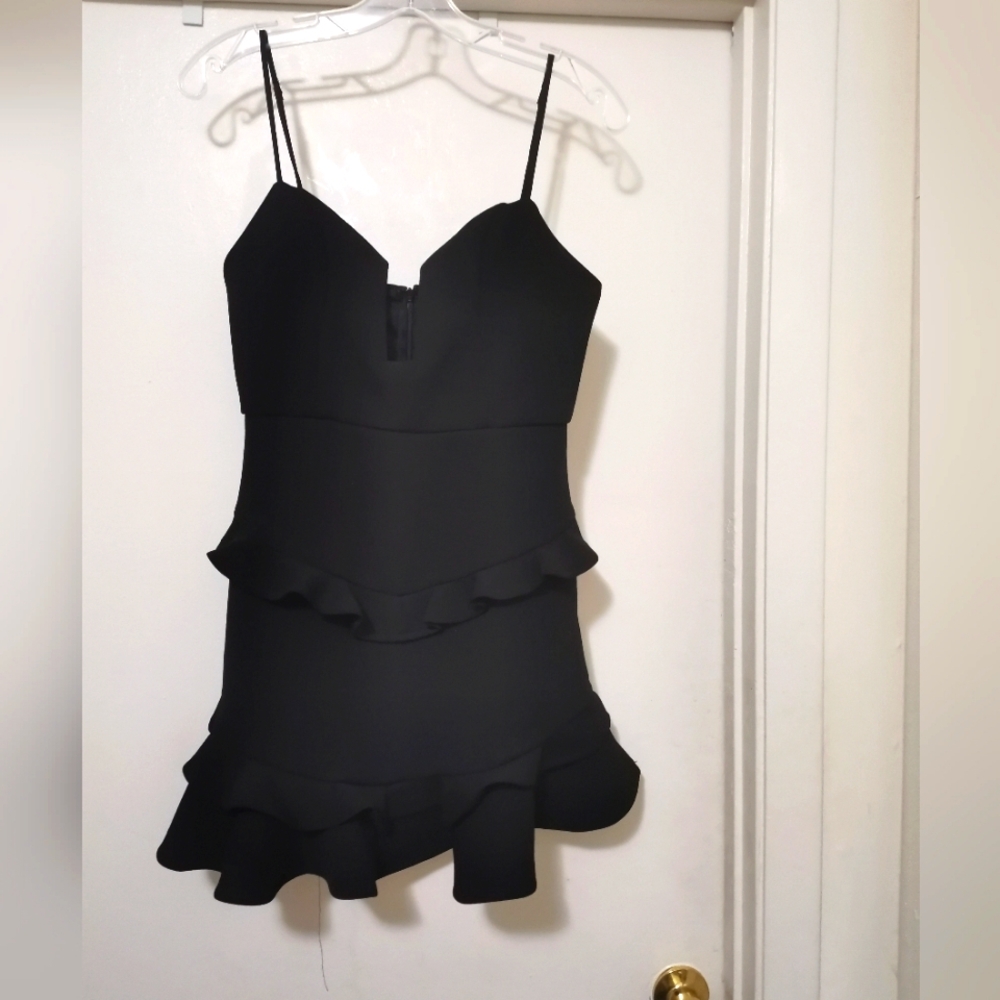 Hellomolly Olly Black Dress
